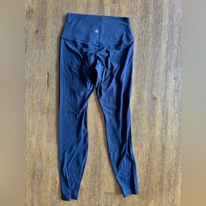 Size 8 Lululemon leggings navy